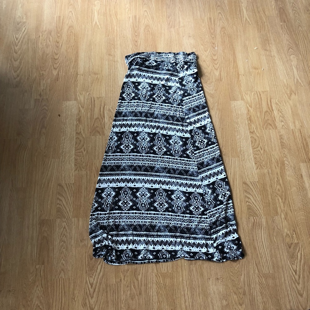 Tribal maxi skirt.